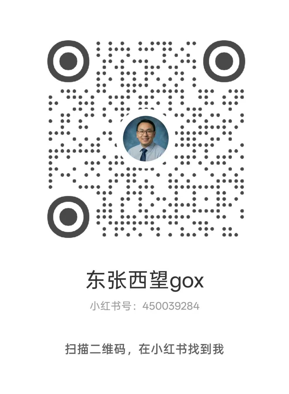 东张西望gox小红书二维码
